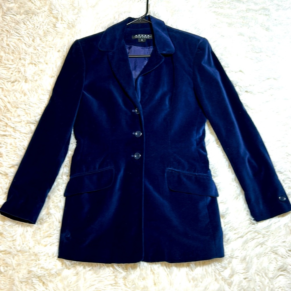 BEHAR Blue Velvet Jacket!